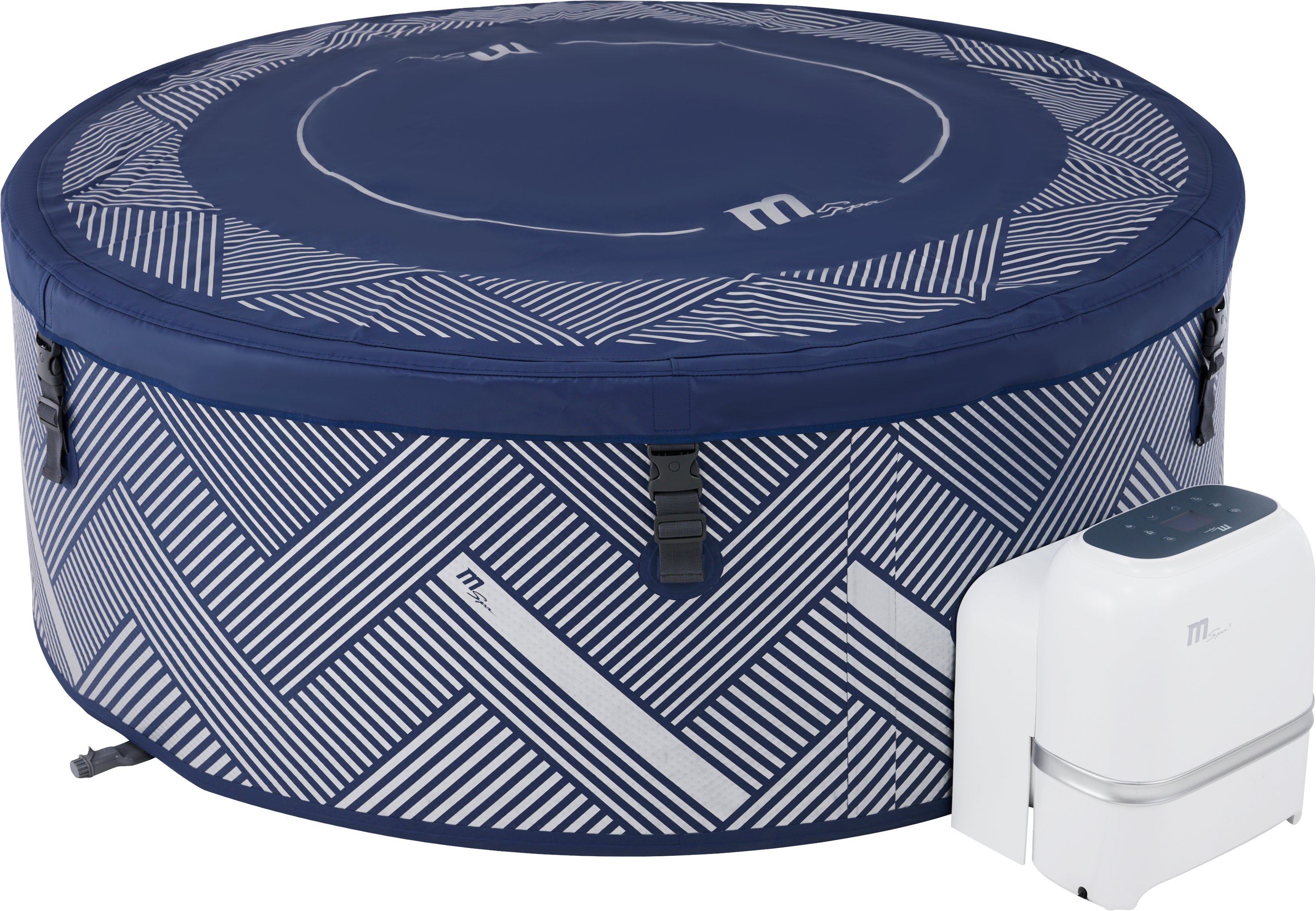 NEU! MSpa Whirlpool FRAME NAVAL 2022 inkl. APP-Steuerung DROP-STITCH Indoor & Outdoor Pool