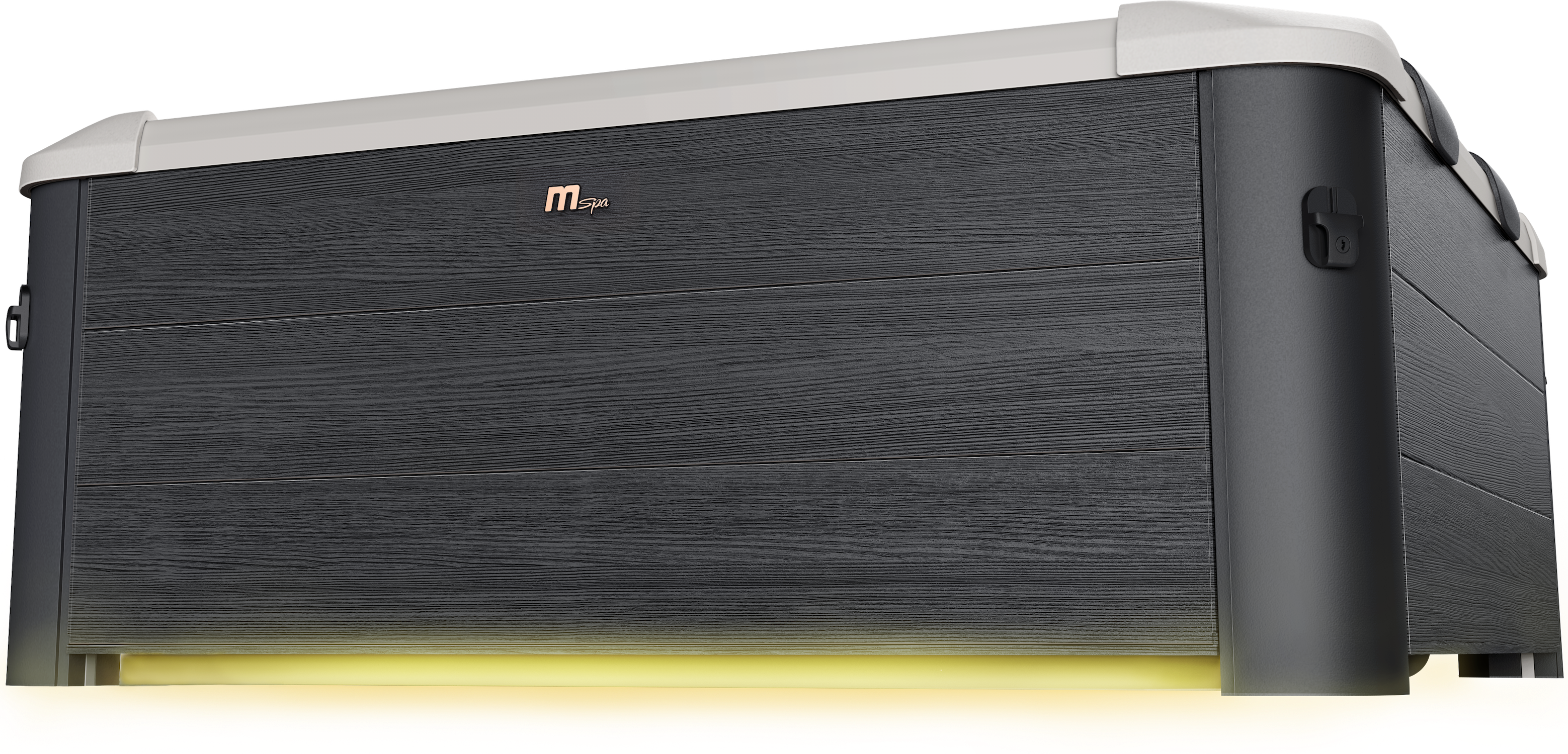 MSpa Whirlpool OSLO PLUS XXL 180 x 180 cm - NEUSTES Modell 2025 - inkl. WiFi, LED, UVC