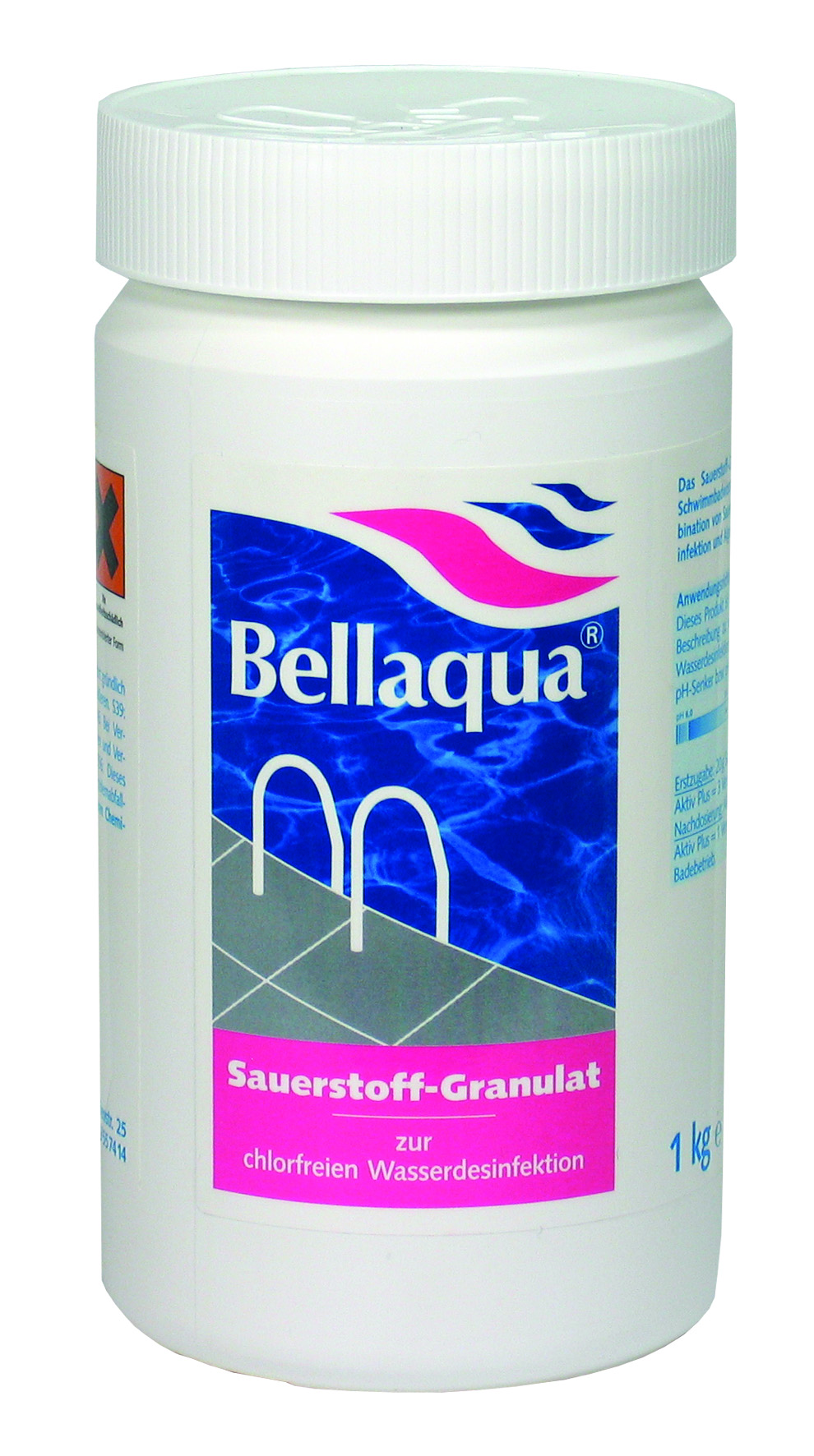 Bellaqua O2 Aktivsauerstoff Granulat und Aktivator Set 1kg + 1l Sauerstoff Set 