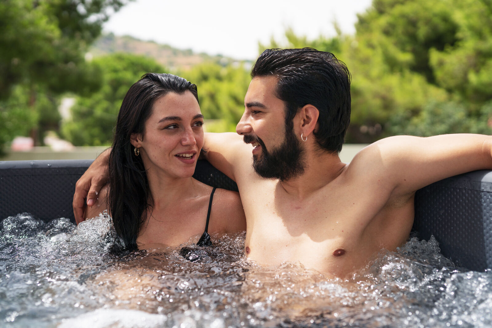 MSpa Whirlpool MONO ECO 2025 für 8 Personen XXL inkl. UVC / 144 Luftdüsen Outdoor Pool aufblasbar DWF F-MO082W