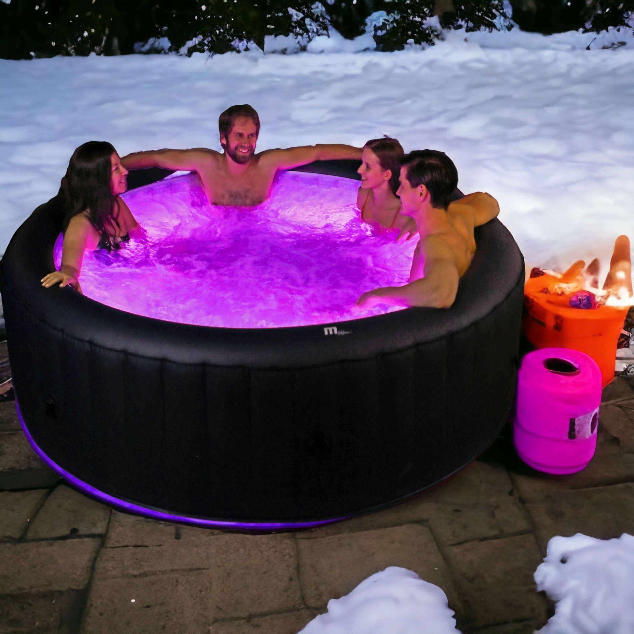 MSpa Whirlpool Urban AURORA 2026 - U-AU062 - Outdoor Indoor Pool aufblasbar XXL 6 Personen