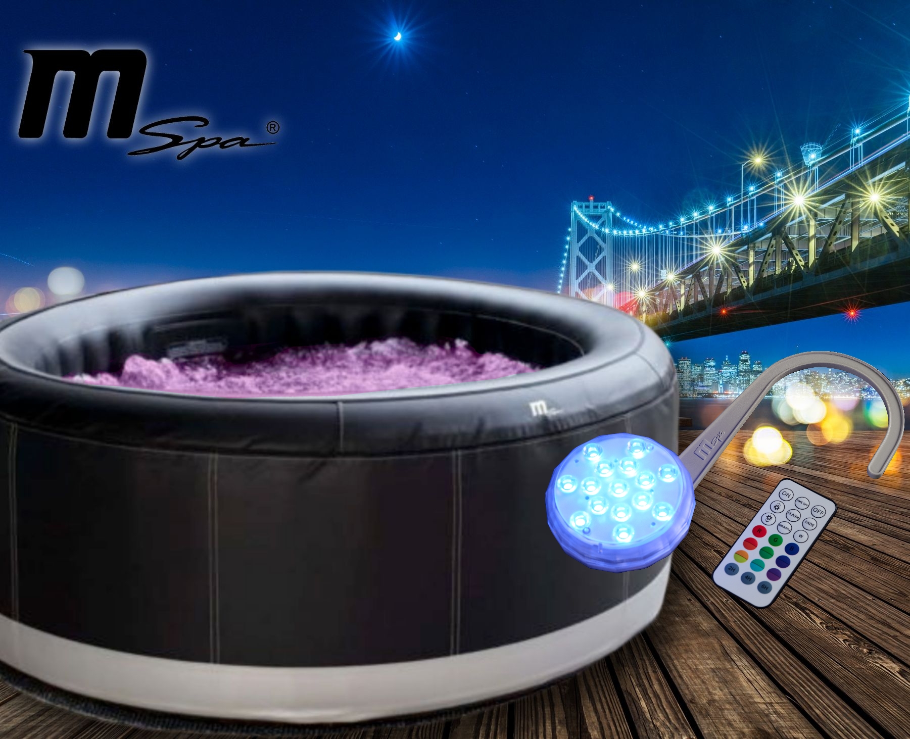 MSpa Whirlpool Premium CAMARO P-CA063 neustes Modell 2026 Outdoor Pool XXL 6 Personen inkl. UVC / 138 Luftdüsen inkl. LED
