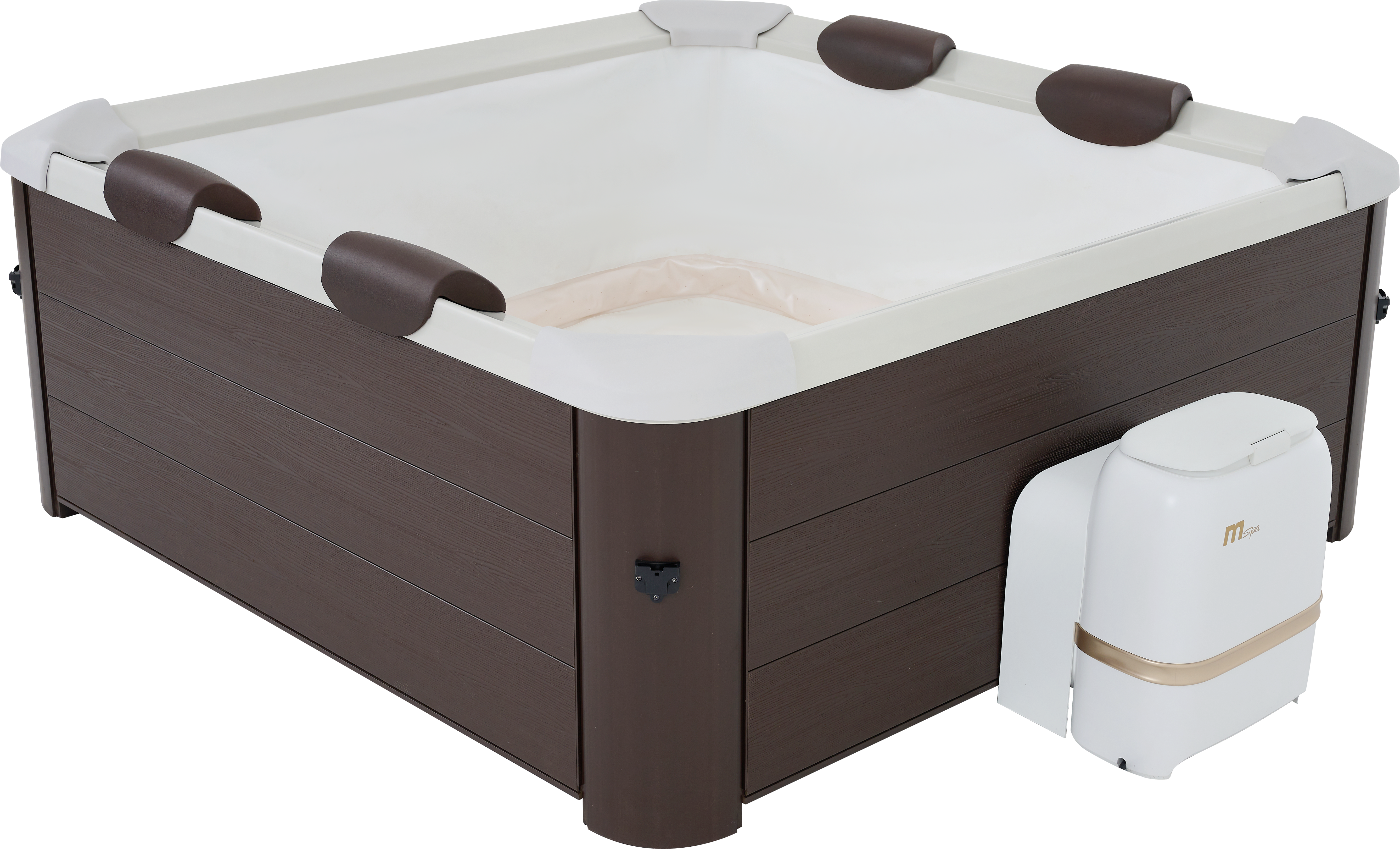 MSpa Whirlpool NEU Frame TRIBECA POOL  XXL inkl. MSPA App, UVC / WiFi in Holz-Optik