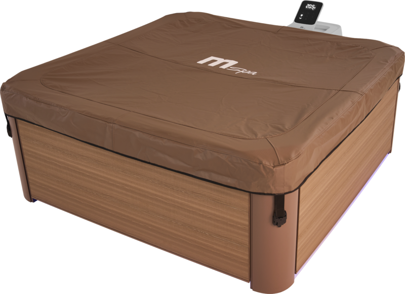 MSpa Whirlpool AMBER inkl. LED, WiFi, UVC - 120 Luftdüsen // 8 Hydromassagedüsen