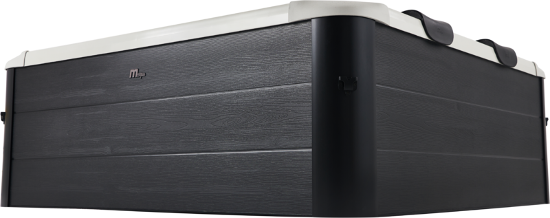 MSpa Whirlpool OSLO AERO PLUS 2026 XXL 180cm inkl. App, LED, 8 Hydromassagedüsen, 140 Luftdüsen