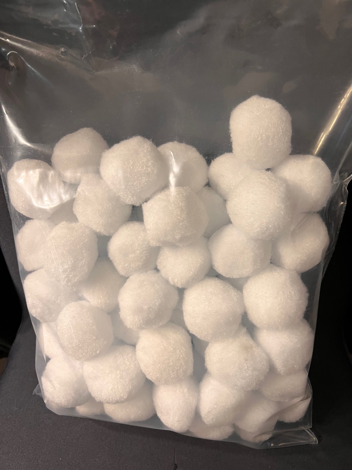 Ti3DoX Premium Filterballs - Ersatz Filterbälle - Farbe: Weiß