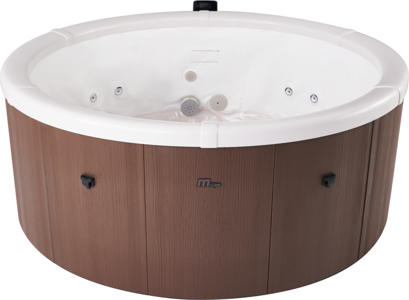 MSpa Whirlpool NEU ROVA 2026 inkl. App, LED, 8 Hydromassagedüsen, 130 Luftdüsen