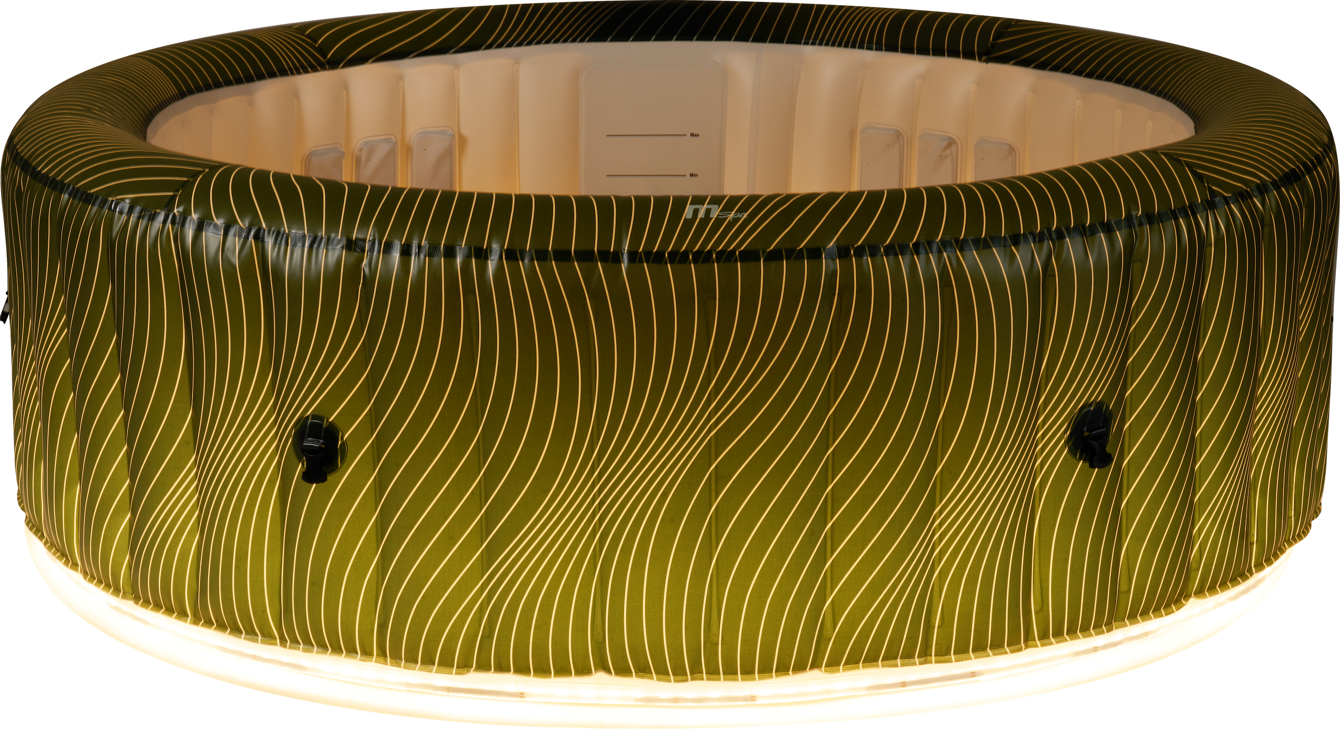 MSPA aufblasbarer Whirlpool METEOR neustes Modell 2027 inkl. UVC / LED / 164 Luftdüsen - Outdoor Pool XXL 6 Personen