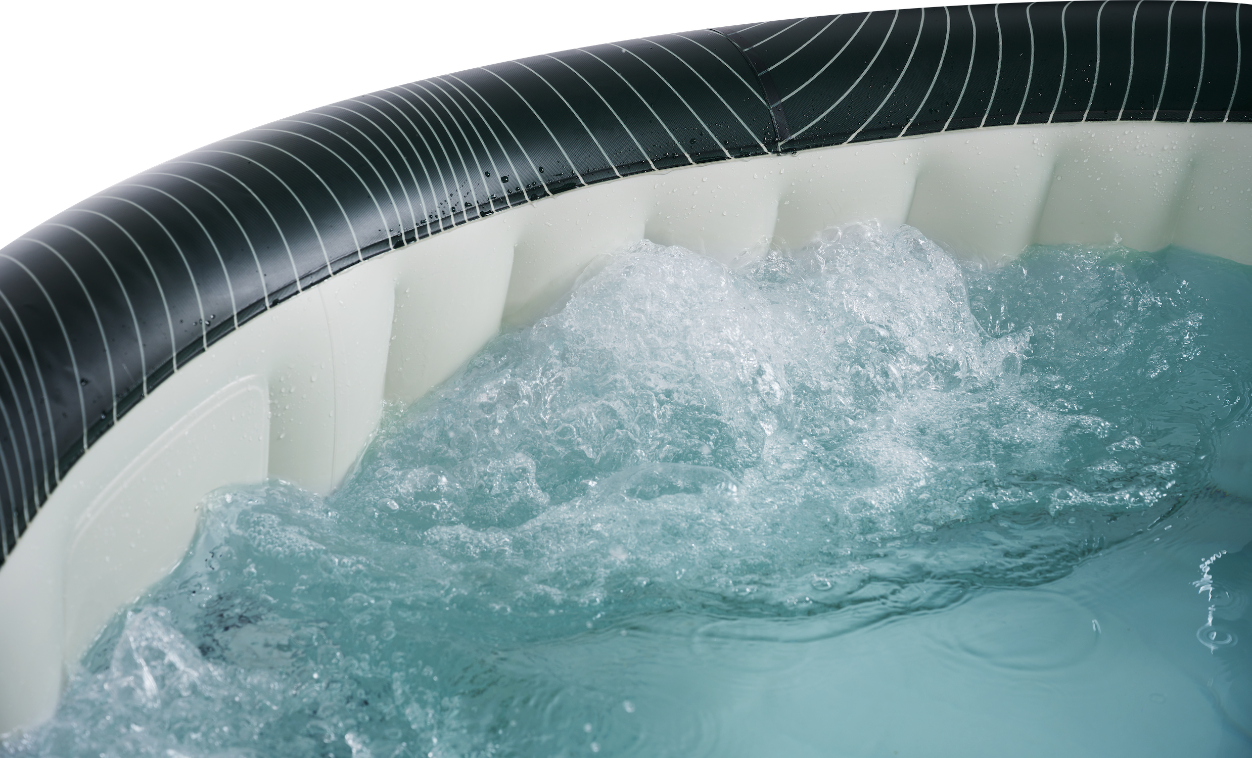MSPA aufblasbarer Whirlpool METEOR neustes Modell 2027 inkl. UVC / LED / 164 Luftdüsen - Outdoor Pool XXL 6 Personen
