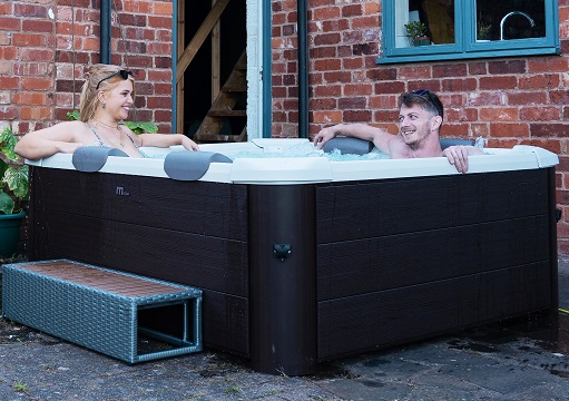 MSpa Whirlpool NEU Frame TRIBECA POOL  XXL inkl. MSPA App, UVC / WiFi in Holz-Optik