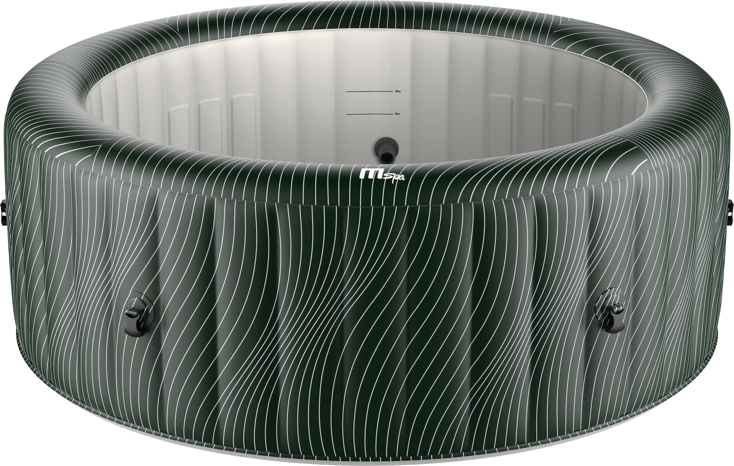 MSPA aufblasbarer Whirlpool METEOR neustes Modell 2027 inkl. UVC / LED / 164 Luftdüsen - Outdoor Pool XXL 6 Personen