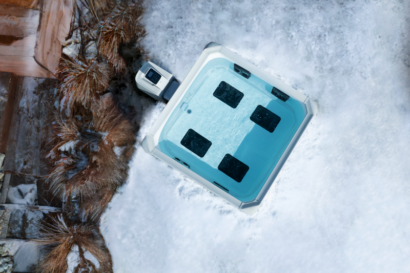 MSpa Whirlpool OSLO AERO PLUS 2026 XXL 180cm inkl. App, LED, 8 Hydromassagedüsen, 140 Luftdüsen