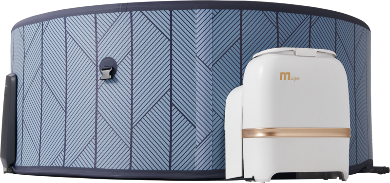 MSpa Whirlpool TIDAL ECO 2026 inkl. App + Hydromassagedüsen & 138 Luftdüsen - 173 cm