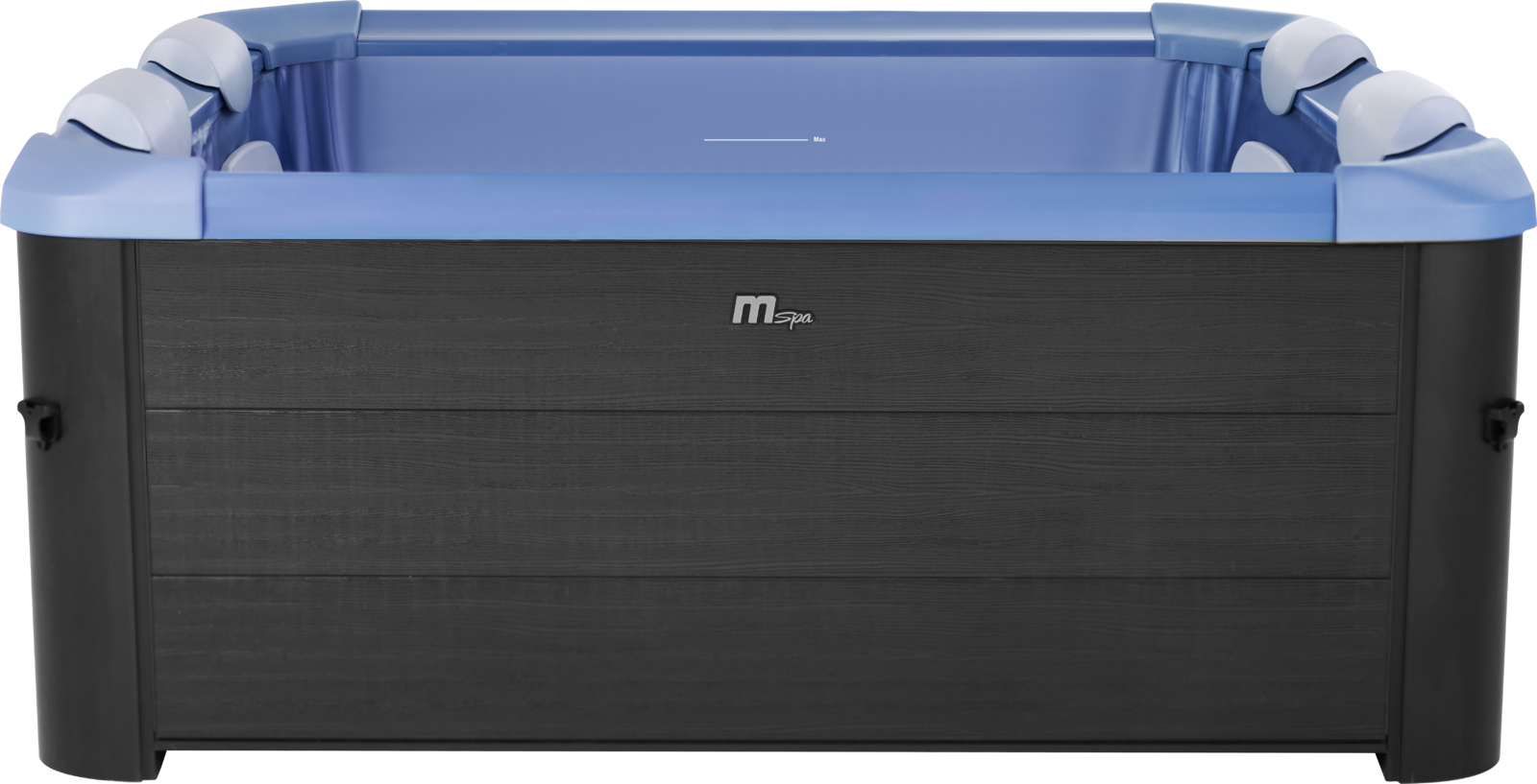 MSpa Whirlpool OSLO Saphire Modell 2025 inkl. LED / WiFi / UVC /  120 Luftdüsen / 8 Hydromassagedüsen F-OSW063WSAP