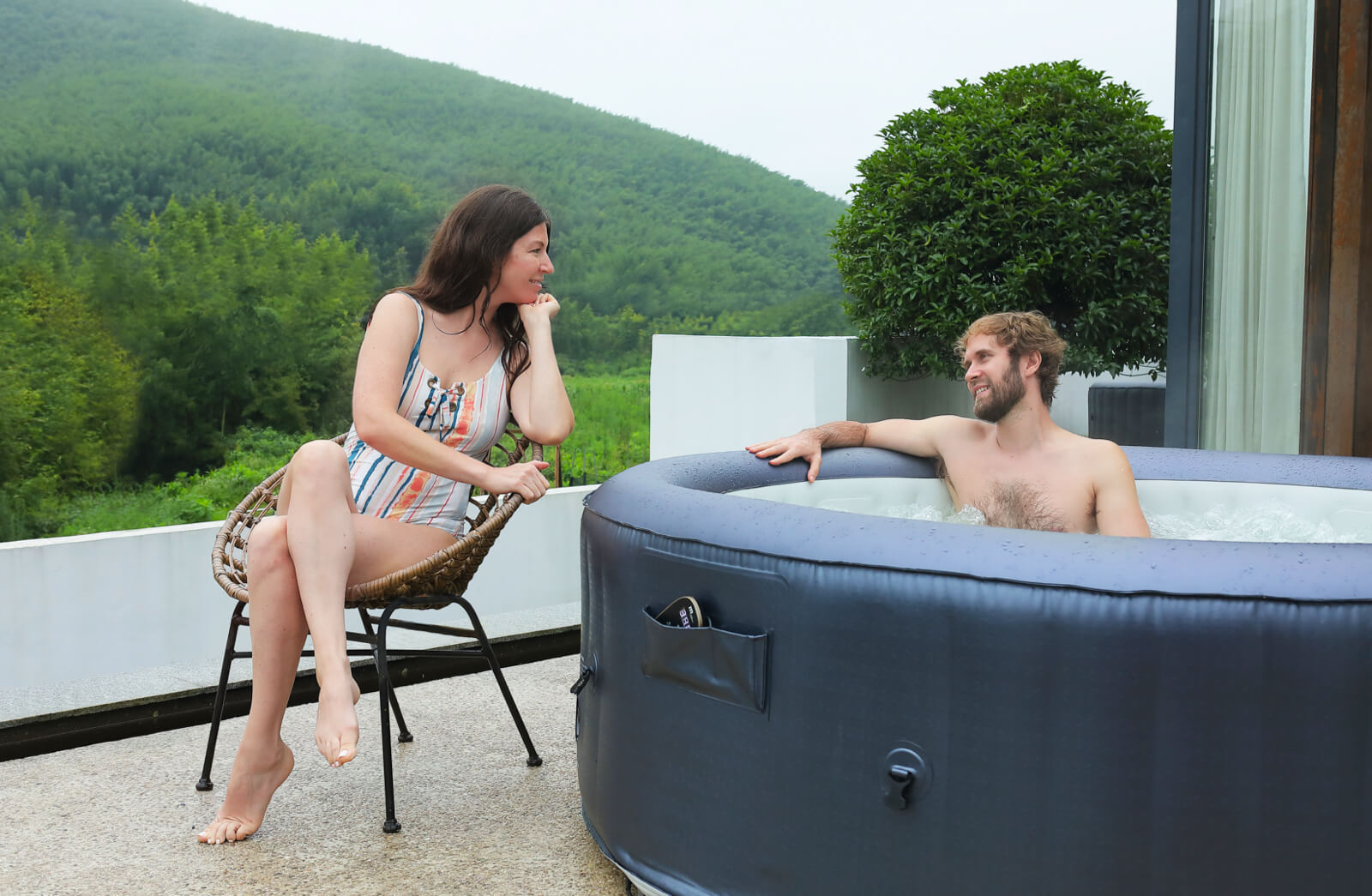 MSpa Muse Whirlpool Carlton 2022 NEUES MODELL aufblasbar für 6 Personen - M-CA062 Indoor + Outdoor-Whirlpool MSpa Muse Whirlpool Carlton 2022 NEUES MODELL aufblasbar für 6 Personen - M-CA062 Indoor + Outdoor-Whirlpool