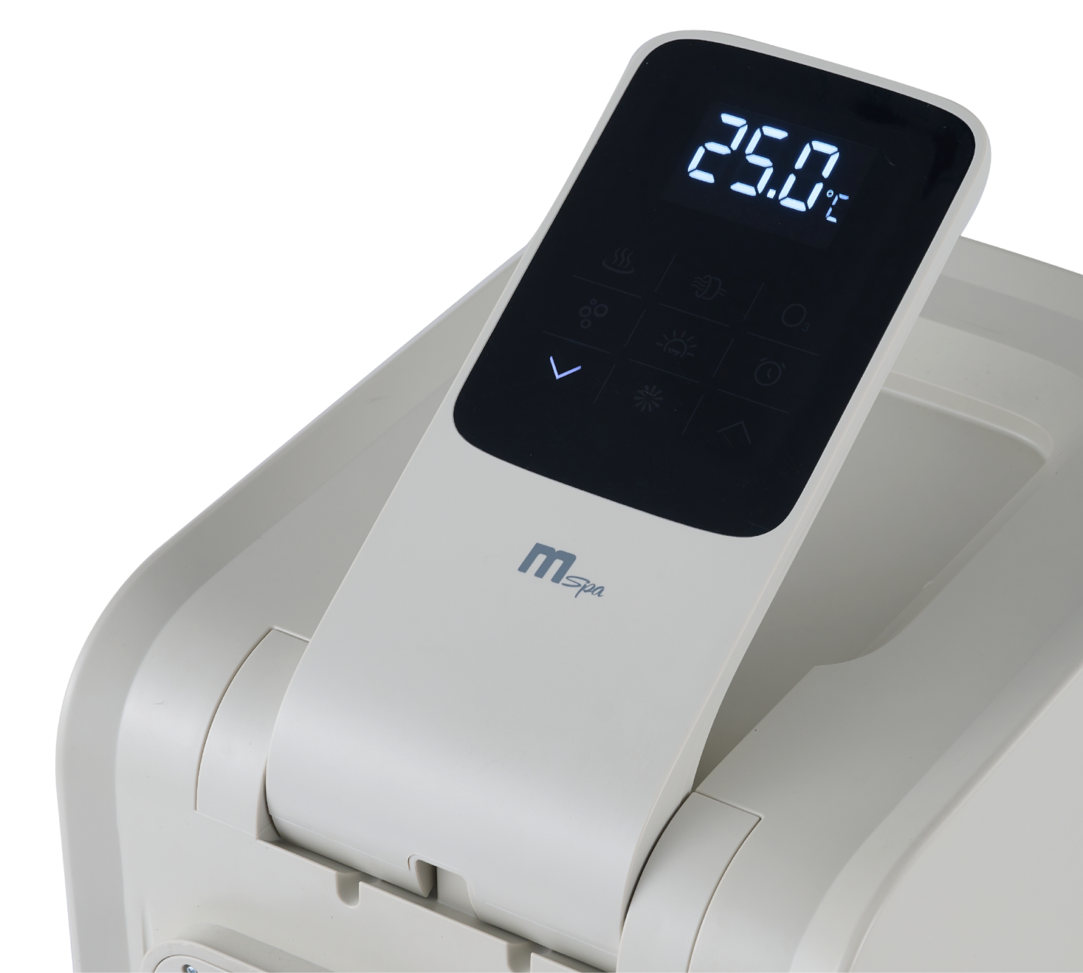 MSpa Whirlpool OSLO PLUS XXL 180 x 180 cm - NEUSTES Modell 2025 - inkl. WiFi, LED, UVC